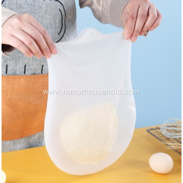 Silicone dough kneading bag